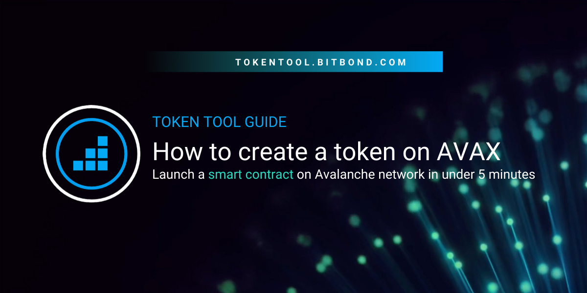 How to create a token on AVAX