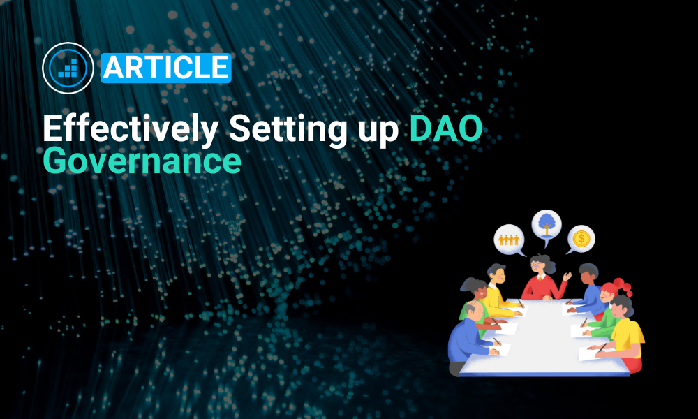 how to effectively set up DAO governance